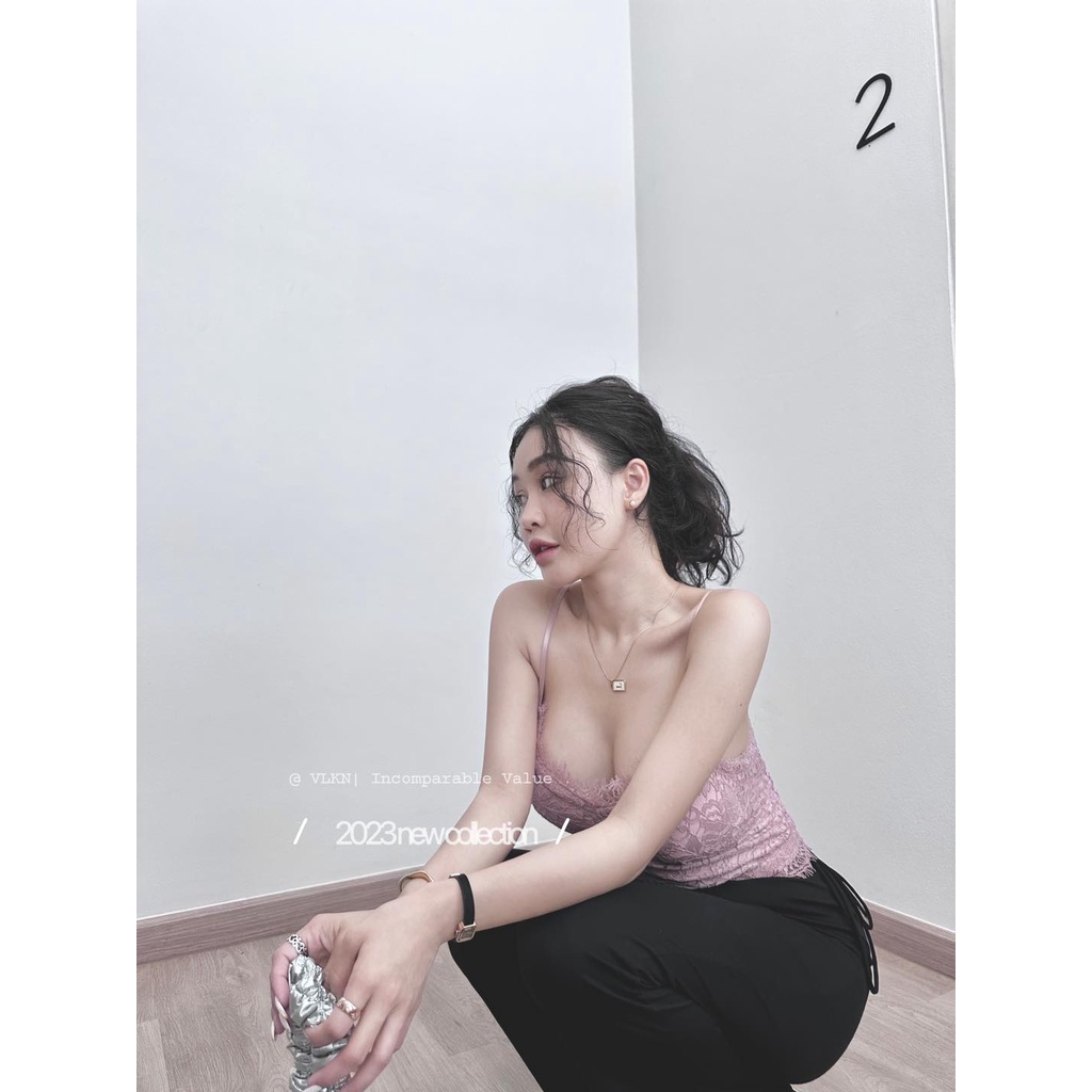 Áo hai dây cúp ren