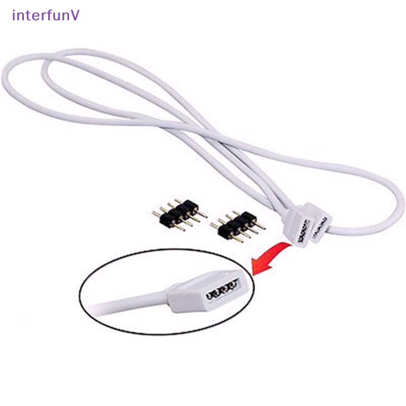 Dây Cáp Nối Dài 4 Pin Cho Đèn LED RGB 5050 3528 2.5M