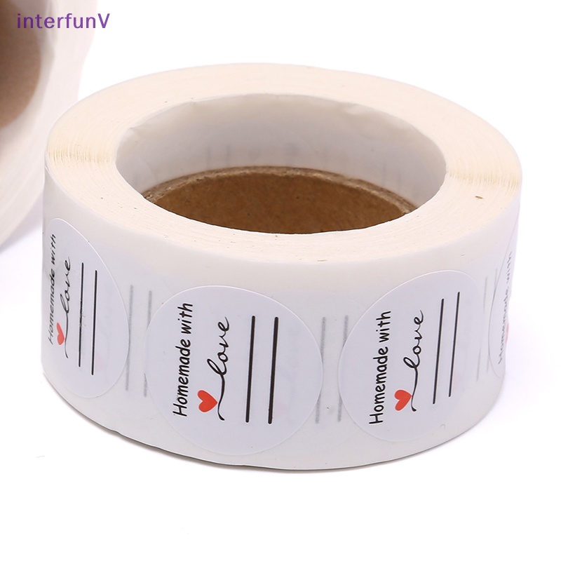 Cuộn 500 Nhãn Dán 1 inch Tự Làm Có Đường Viền Cho Wrig