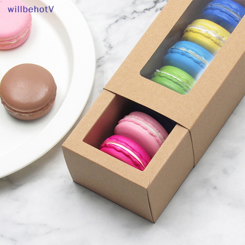 Hộp Giấy Đựng Bánh Macaron Trang Trí Tiệc Cưới