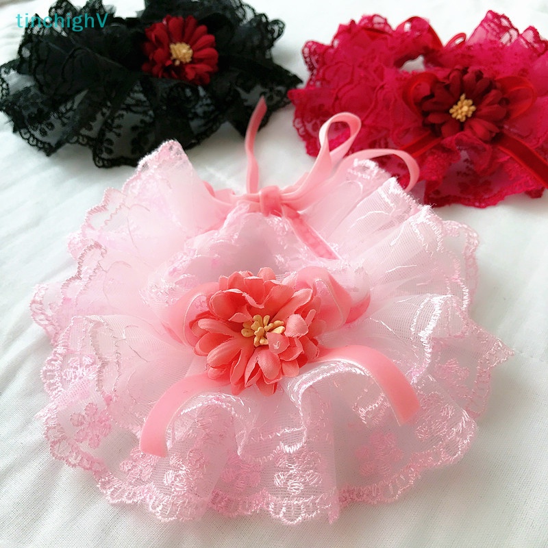 [TinchighV] Vòng Cổ Ren Thời Trang Cho Thú Cưng