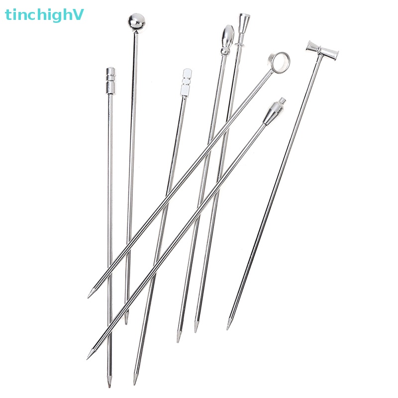 Set 4 Que Inox Gắp Cocktail / Trái Cây Có Thể Tái Sử Dụng