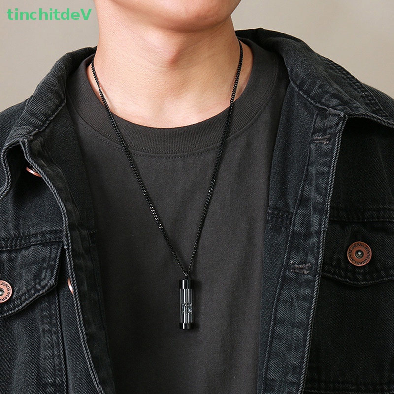 [TinchitdeV] Dây Chuyền Mặt Hình Ống Rỗng Có Thể Mở Ra Dành Cho Nữ [Mới]