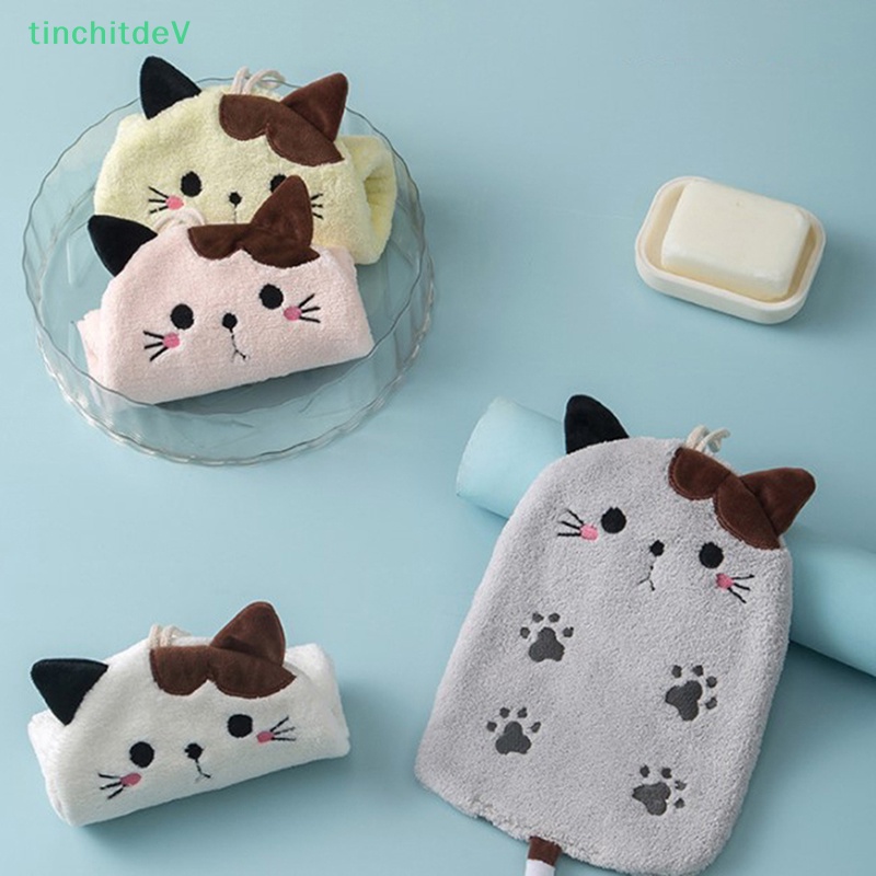 Khăn Tay Mềm Mại Thêu Họa Tiết Hoạt Hình Gắn Tường