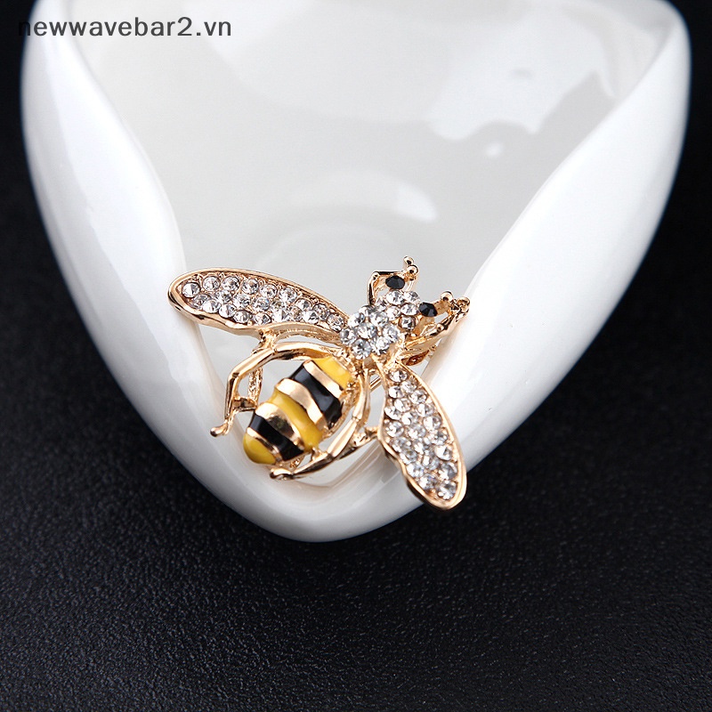 Ghim Cài Áo Hình Ong Đính Đá Thời Trang Cho Nữ