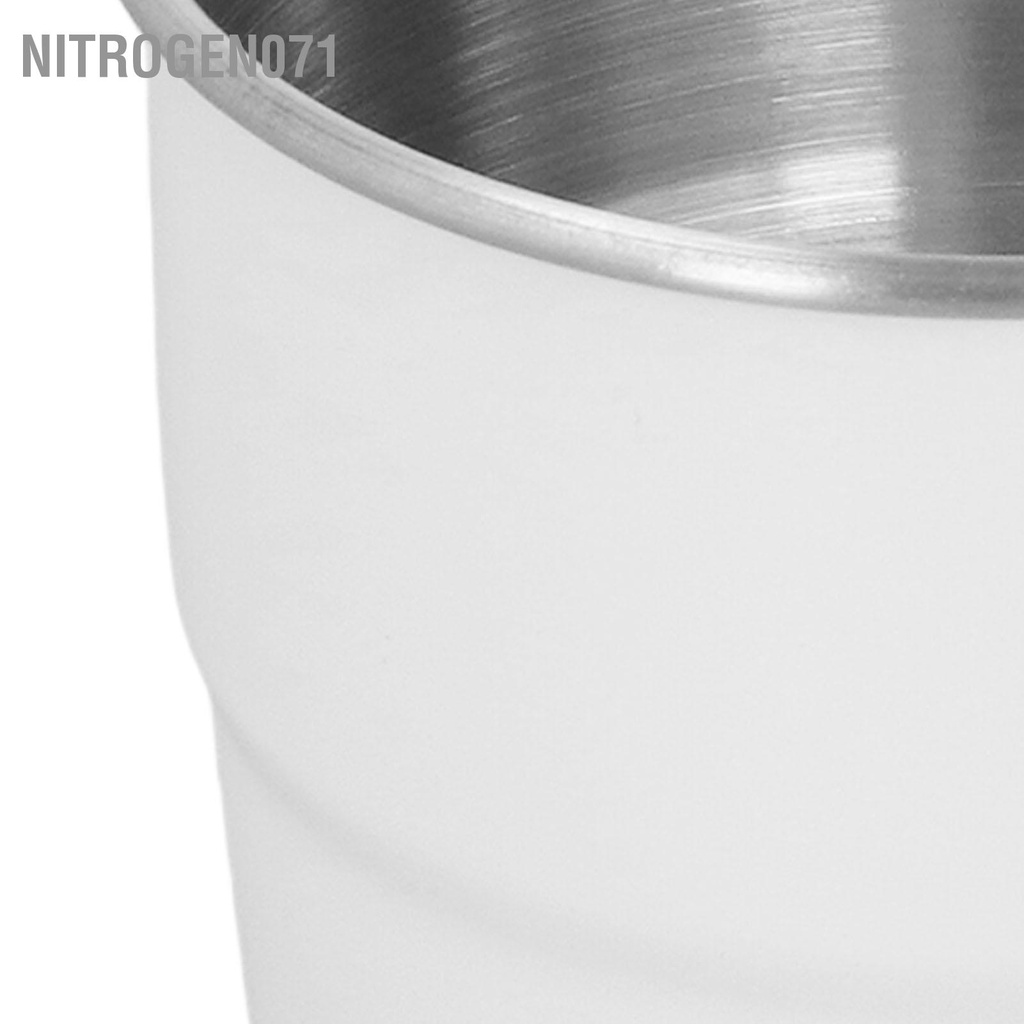 Nitrogen071 Cốc cách nhiệt 320ml Tường đôi bằng thép không gỉ cà phê nhỏ uống nước kim loại cho cắm trại tại nhà