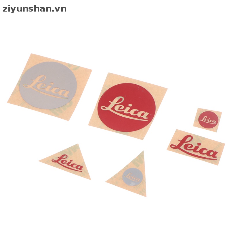 Miếng Dán Kim Loại In Logo ziyunshan Leica Trang Trí Điện Thoại