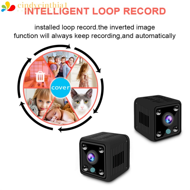 Camera Giám Sát Cindy X6 Hd Wifi 1080p Không Dây Hỗ Trợ Tầm Nhìn Ban Đêm