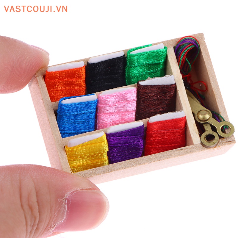 1 Mô Hình Hộp Kéo May 1: 12 Trang Trí Nhà Búp Bê