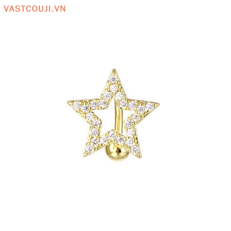 Khuyên Rốn Đính Đá Zircon Lấp Lánh Thời Trang Cho Nữ