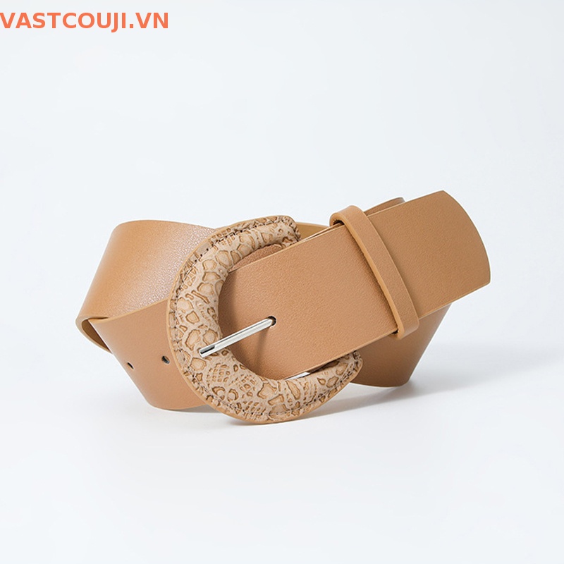 Thắt Lưng Bản Rộng Màu Kẹo Ngọt Đơn Giản Thời Trang Hàn Quốc Cho Nữ