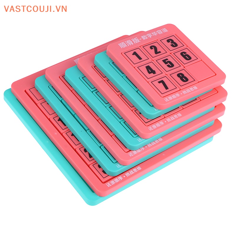 Bảng Đồ Chơi Xếp Hình Con Đường Huarong Theo Phương Pháp Montessori Cho Bé