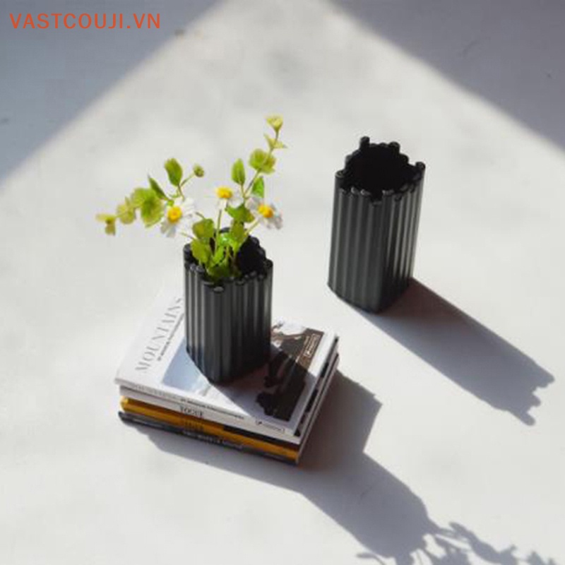 Bộ 2 Chậu Hoa Sứ Trang Trí Nhà Búp Bê