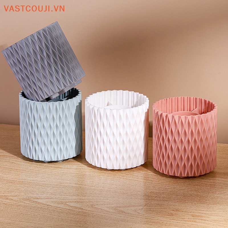 1 Hộp Đựng Cọ Trang Điểm VASTJI VASTJI Có Ngăn Đựng Cốc Tiện Dụng