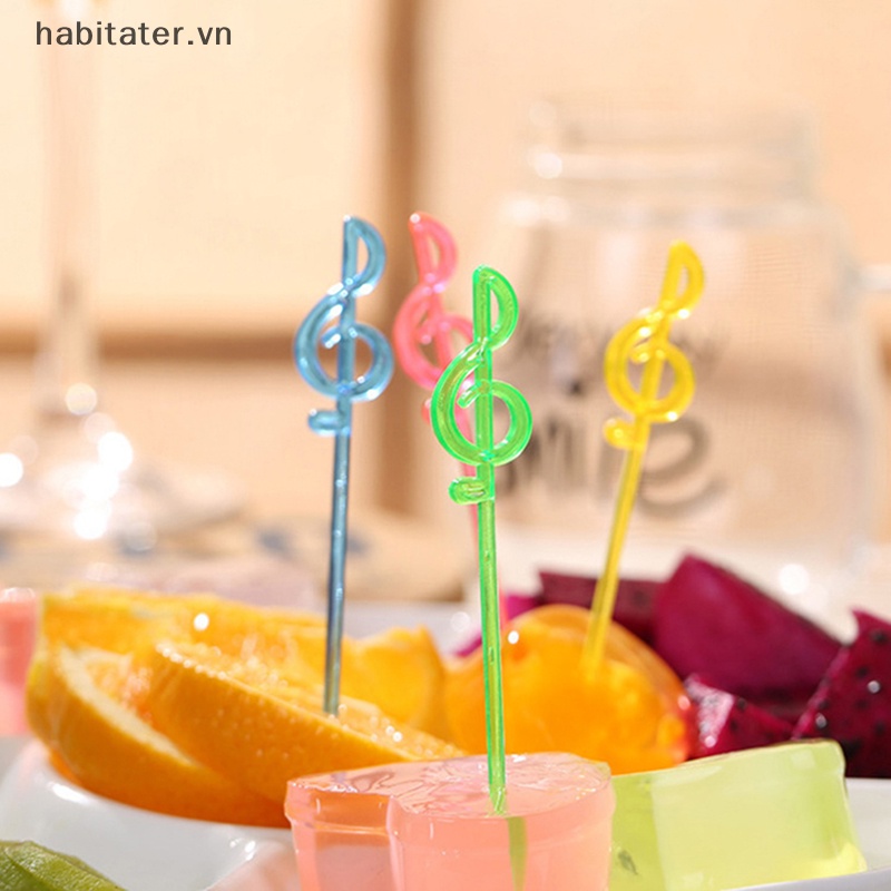 Set 50 / 100 Nĩa Ăn Trái Cây Họa Tiết Dễ Thương