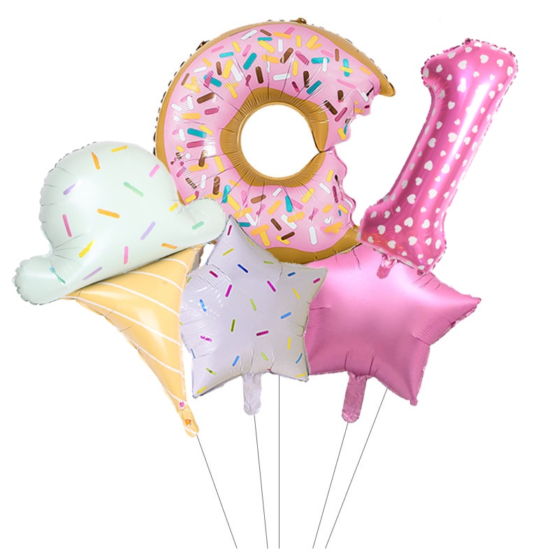 Bộ 5 Bong Bóng Trang Trí Tiệc Sinh Nhật