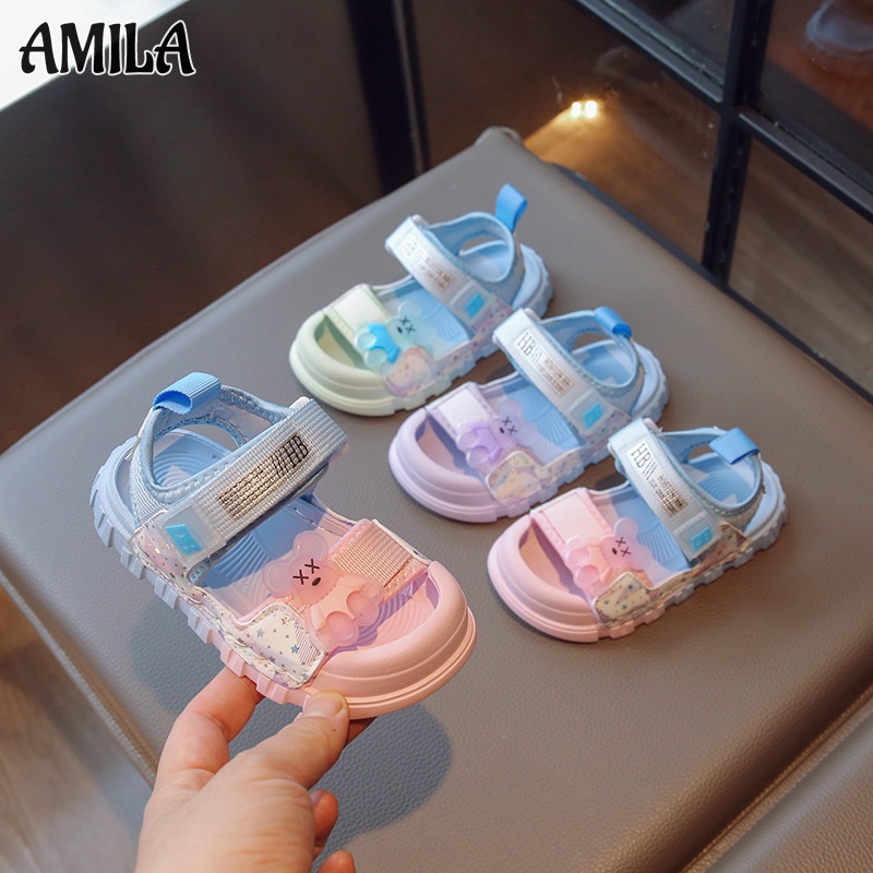 Xăng đan Đi Biển Màu gradient Thời Trang Mùa Hè Cho Bé