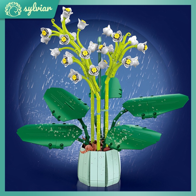 Đồ Chơi Lắp Ráp Mô Hình Gạch Hoa Sống Động