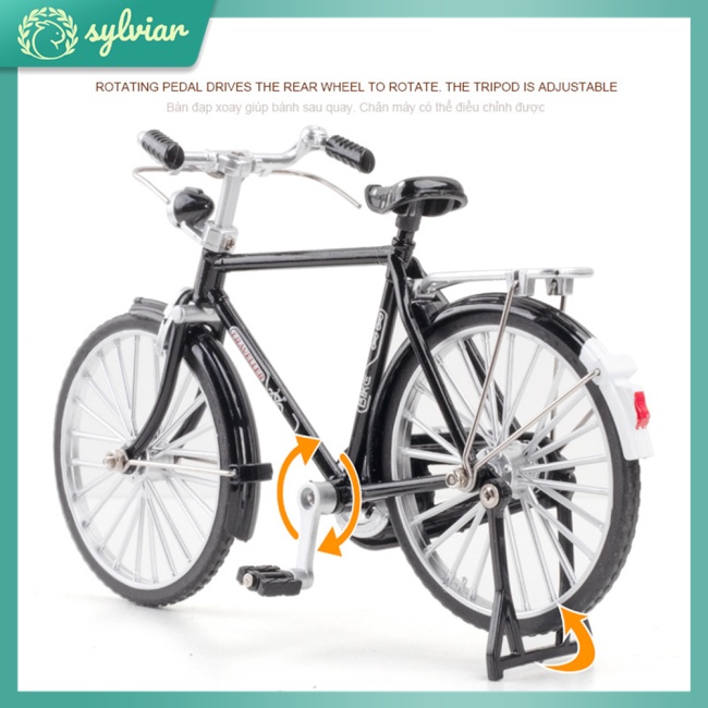 Mô Hình Xe Đạp Bằng Hợp Kim Tỉ Lệ 1: 10 Dùng Trang Trí Nhà Cửa