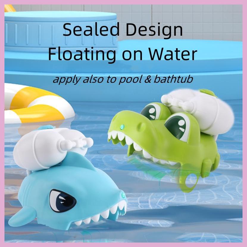 Đồ Chơi Bắn Nước Đeo Tay Hình Cá Mập / Khủng Long Biển Vui Nhộn Cho Bé