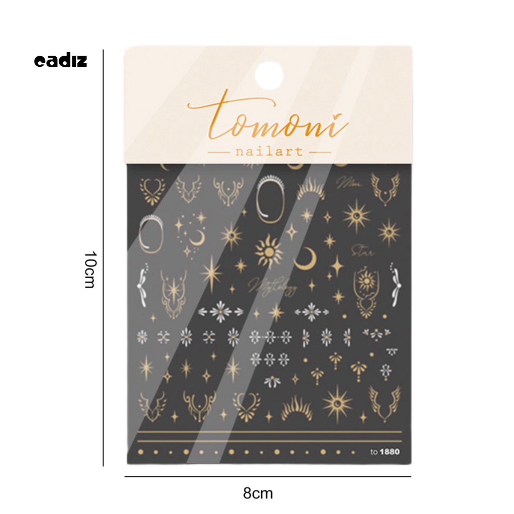 Miếng Dán Trang Trí Móng Tay Nghệ Thuật Siêu Mỏng Họa Tiết Sáng Tạo