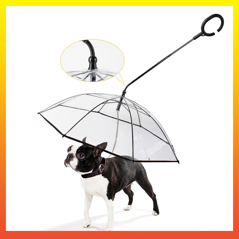 Dây Dắt Thú Cưng Đi Dạo Chống Mưa Tuyết Có Thể Điều Chỉnh Kèm Dù Tiện Dụng