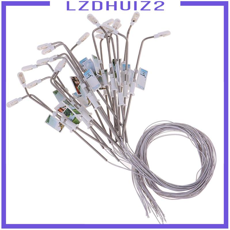 Set 20 Mô Hình Đèn Đường Mini Tỉ Lệ 1: 100 Dùng Để Trang Trí Tiểu Cảnh