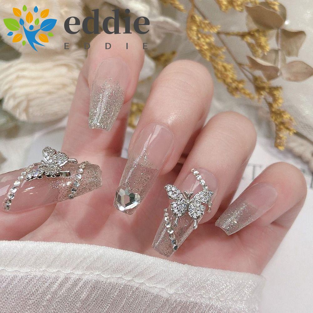 Hộp Phụ Kiện Trang Trí Móng Nghệ Thuật Hình Bướm 26Die Kiểu Hàn Quốc