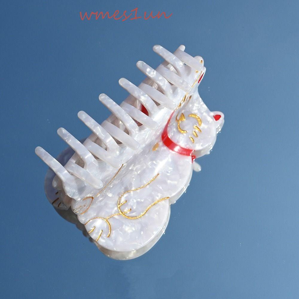 Kẹp Tóc Hình Chú Mèo May Mắn Dễ Thương 15H