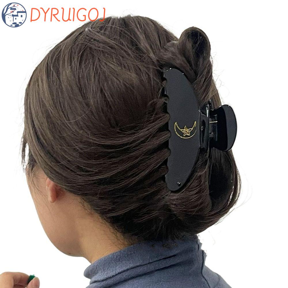 Kẹp Tóc Đuôi Ngựa Hình Sao Băng / Mặt Trăng Kiểu Hàn Quốc Xinh Xắn Cho Bạn Gái