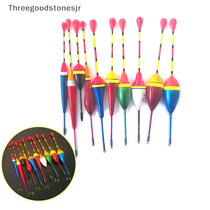 Set 10 Phao Nổi Câu Cá Nhiều Màu Sắc Tiện Dụng JR