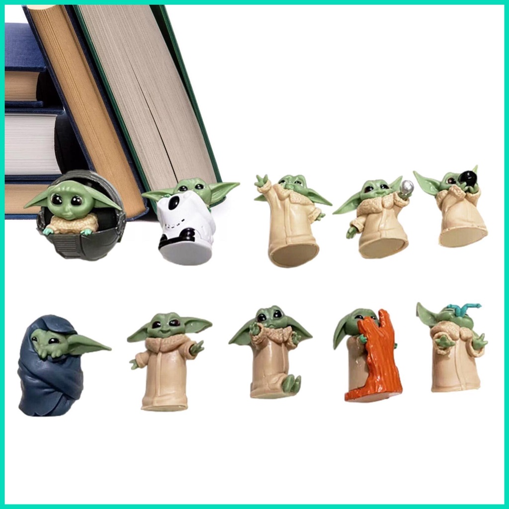Mô Hình Búp Bê Em Bé Mandalorian Hoạt Hình 6cm Trang Trí Bánh Kem