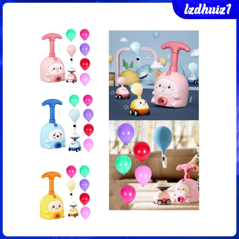 Xe Hơi Đồ Chơi Thổi Bong Bóng Kèm 6 Bong Bóng Vui Nhộn Cho Bé