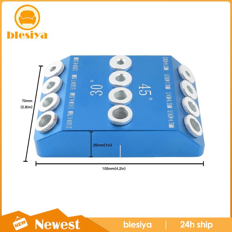 [Blesiya] Khối Khoan Lỗ Thẳng Bằng Hợp Kim Nhôm Cho Bưu Thiếp Gỗ