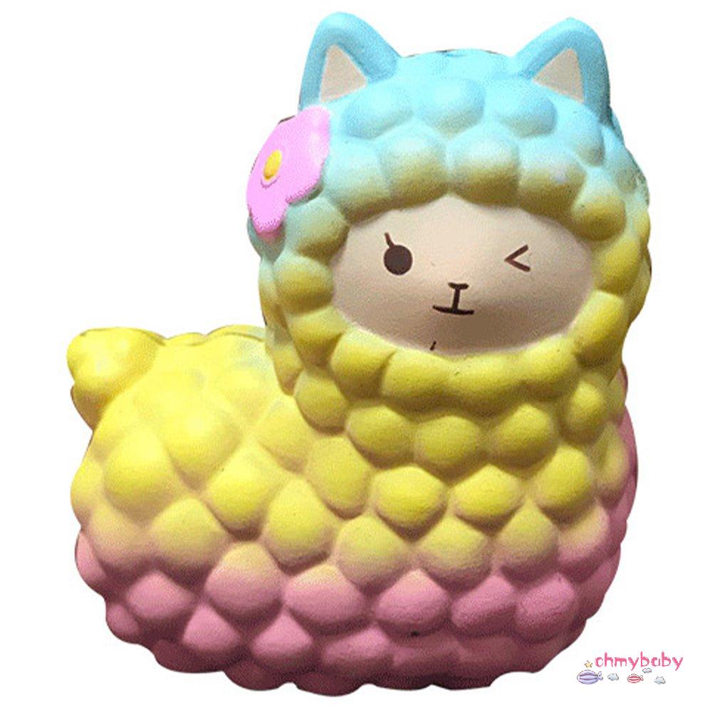 [Trong kho] Thiết Kế Ngộ Nghĩnh Hoạt Hình Cừu Jumbo Siêu Chậm Alpaca Bóp Đồ Chơi Giảm Stress Tinh Tế Kid Tặng [P/21]