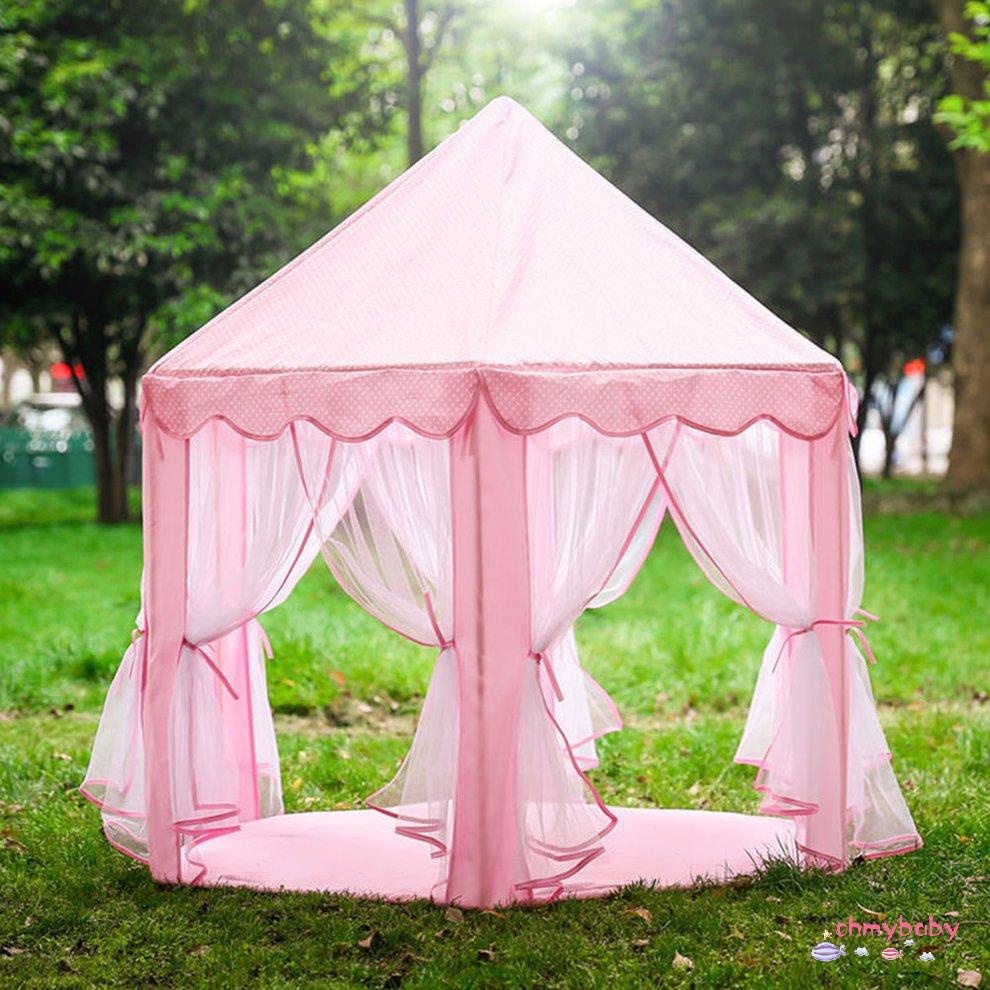 [Sẵn sàng] Lều Bóng Bể Bé Gái Lâu Đài Công Chúa Nhỏ Nhà Chơi Trẻ Em Di Động Ngoài Trời Hố [P/6]