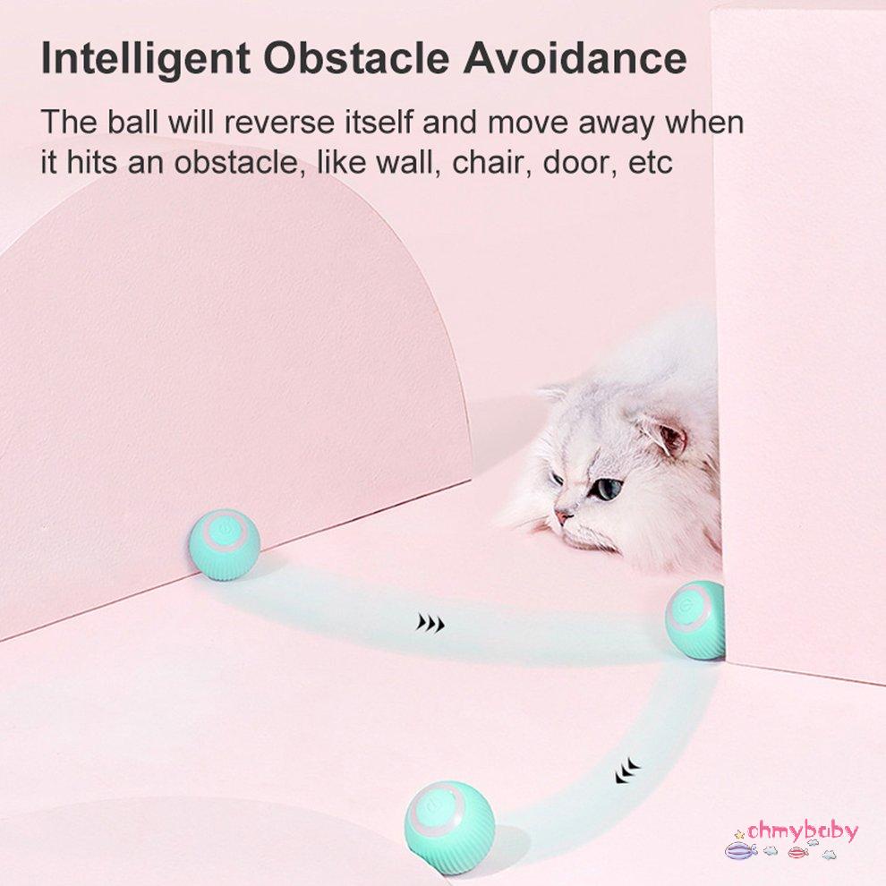 [Trong kho] Bóng lăn điện có thể sạc lại Đồ chơi mèo tương tác thông minh trêu ghẹo tự động Mèo vui nhộn [P/13]