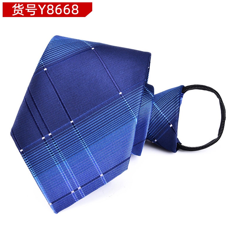 Cà Vạt Nam Bản Nhỏ 8cm Có Khóa Kéo Phong Cách Doanh Nhân