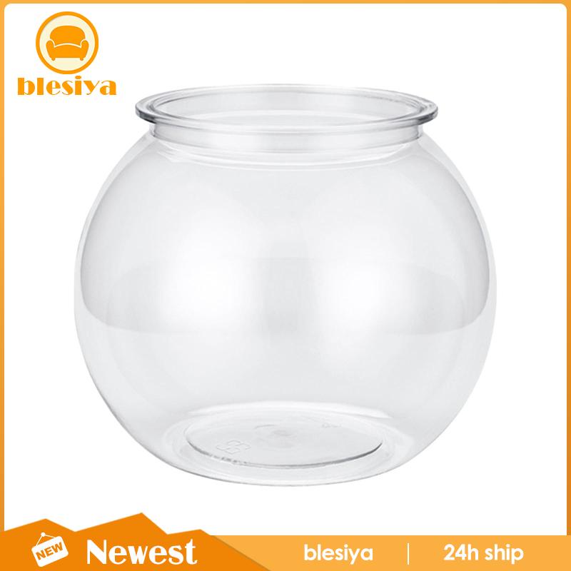 Bể Cá Trong Suốt Hình Tròn Để Bàn Trang Trí DIY