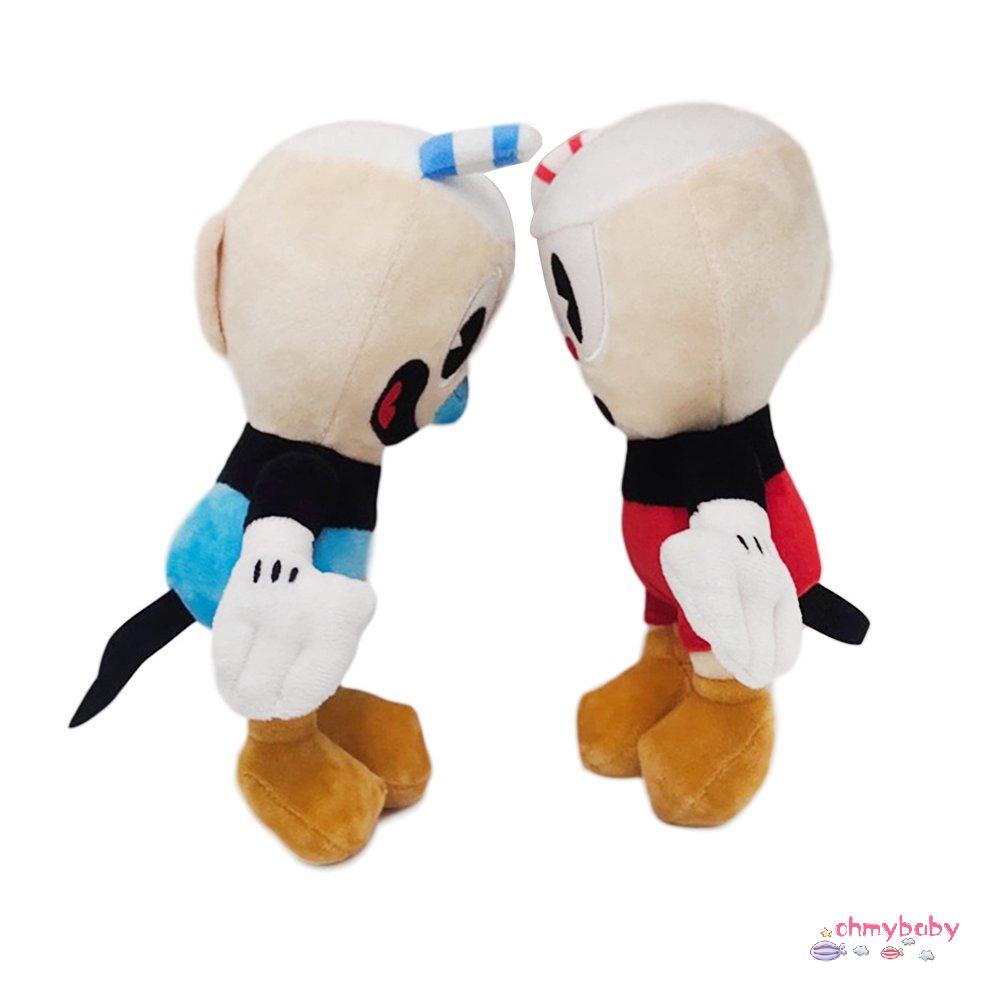 [Trong kho] 25Cm Sang Trọng Đồ Chơi Cuphead Búp Bê Mugman Trò Lưu Niệm Nhồi Bông Mềm Cho Bé Gái Quà Tặng Sinh Nhật [P/20]