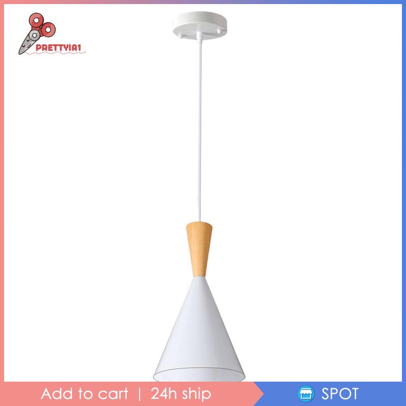 Chụp Đèn Bằng Gỗ Và Kim Loại Trang Trí Phòng Ăn / Hành Lang Prettyia1