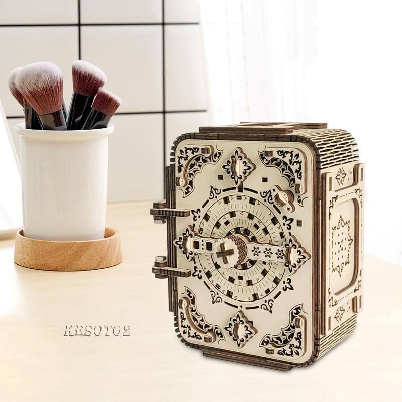 Hộp Âm Nhạc Bằng Gỗ 3D Kesoto2 Có Mật Khẩu Dành Cho Gia Đình