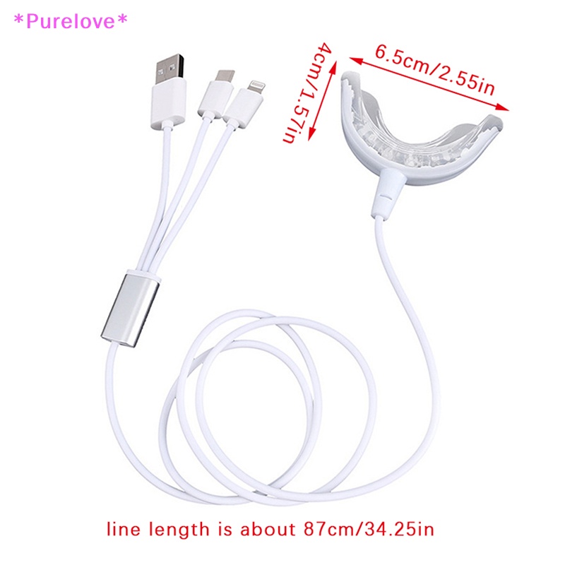 Đèn Làm Trắng Răng 16 Bóng 3 Trong 1 Sạc USB Tiện Dụng Mới