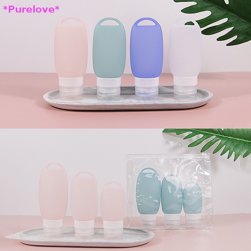 Chai Rỗng Bằng Silicon Đựng Mẫu Thử Đồ Du Lịch Tiện Dụng Mới