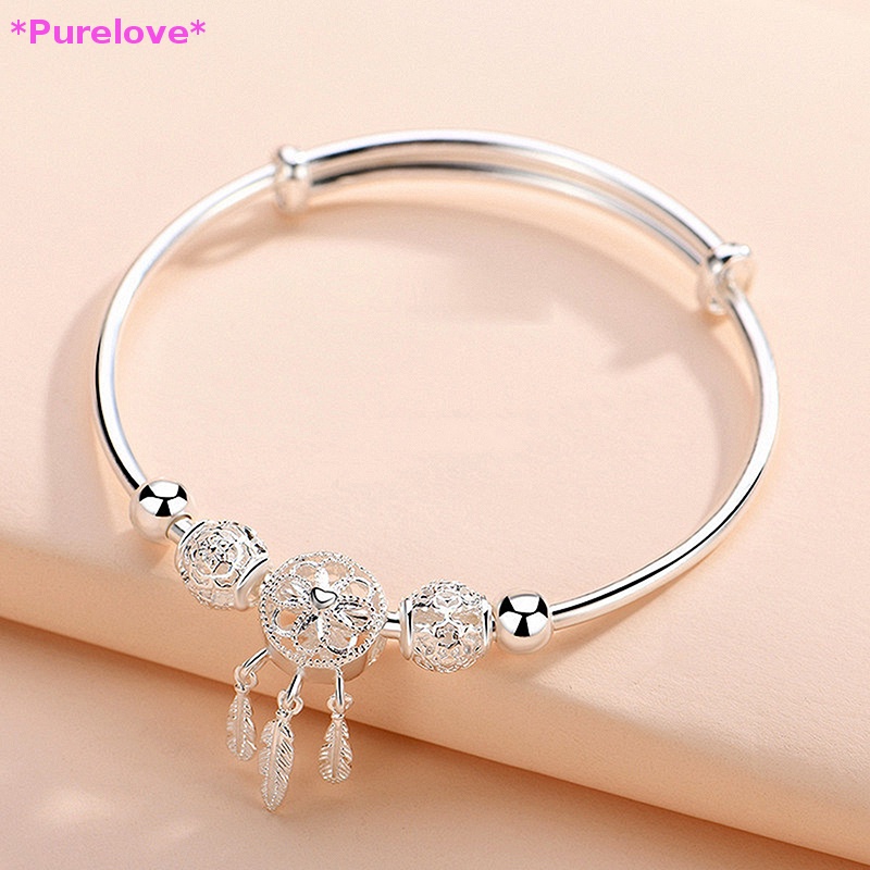 Vòng Tay Hình Dreamcatcher Phối Lông Vũ Thời Trang Thanh Lịch Cho Nữ Mới