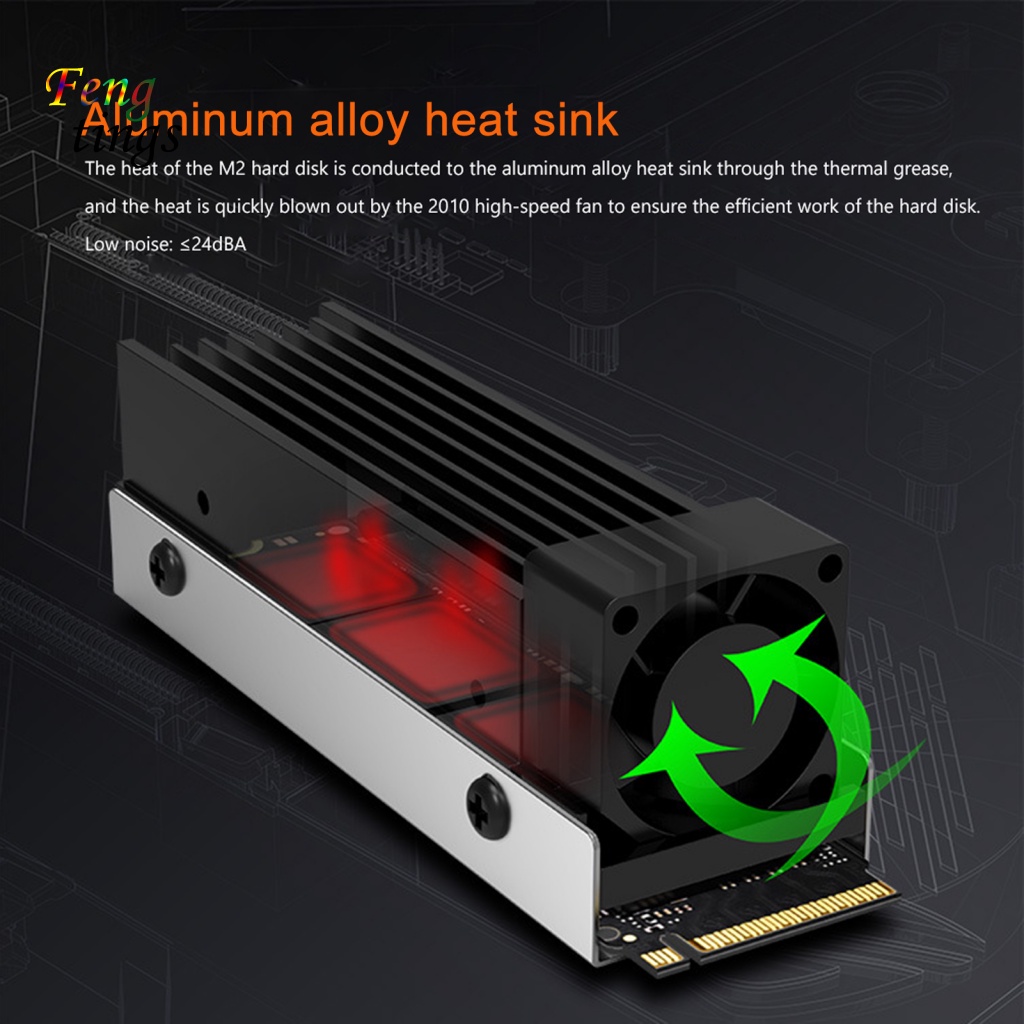 Bộ Tản Nhiệt Ổ Cứng Mạnh Mẽ Cho Máy Tính M.2 2280 NVMe
