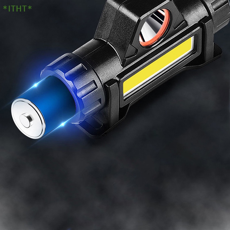 Đèn LED COB Đội Đầu Sạc USB Mạnh Mẽ Chống Thấm Nước Mới