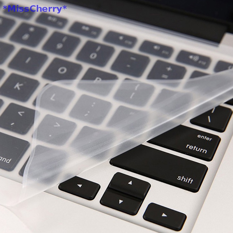 Miếng Dán Bảo Vệ Bàn Phím Laptop 12-17 inch Bằng Silicon Chống Thấm Nước / Bụi Bẩn Tiện Dụng Mới