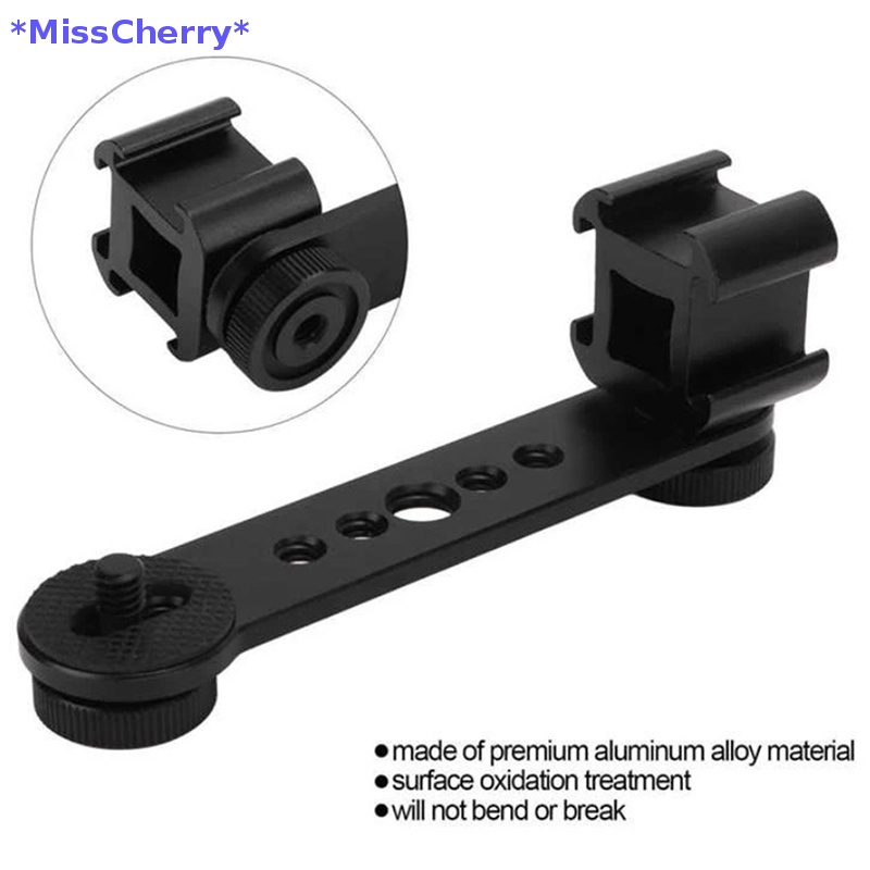 Thanh Nối Dài Đế Ba Chân Ổn Định Với Ren 1 / 4 Inch Và 3 / 8 Inch Cho Đèn Flash / Máy Ảnh Mới