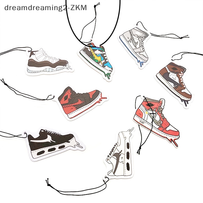 [Dreaming] Nước Hoa Treo Kính Chiếu Hậu Xe Hơi Hình Đôi Giày Bóng Đá Có Hương Thơm [zkm]